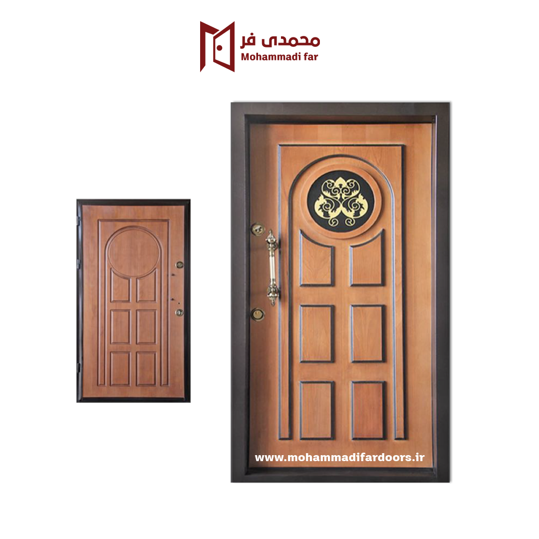 درب ضد سرقت مدل پارس گلس گردو جنگلی